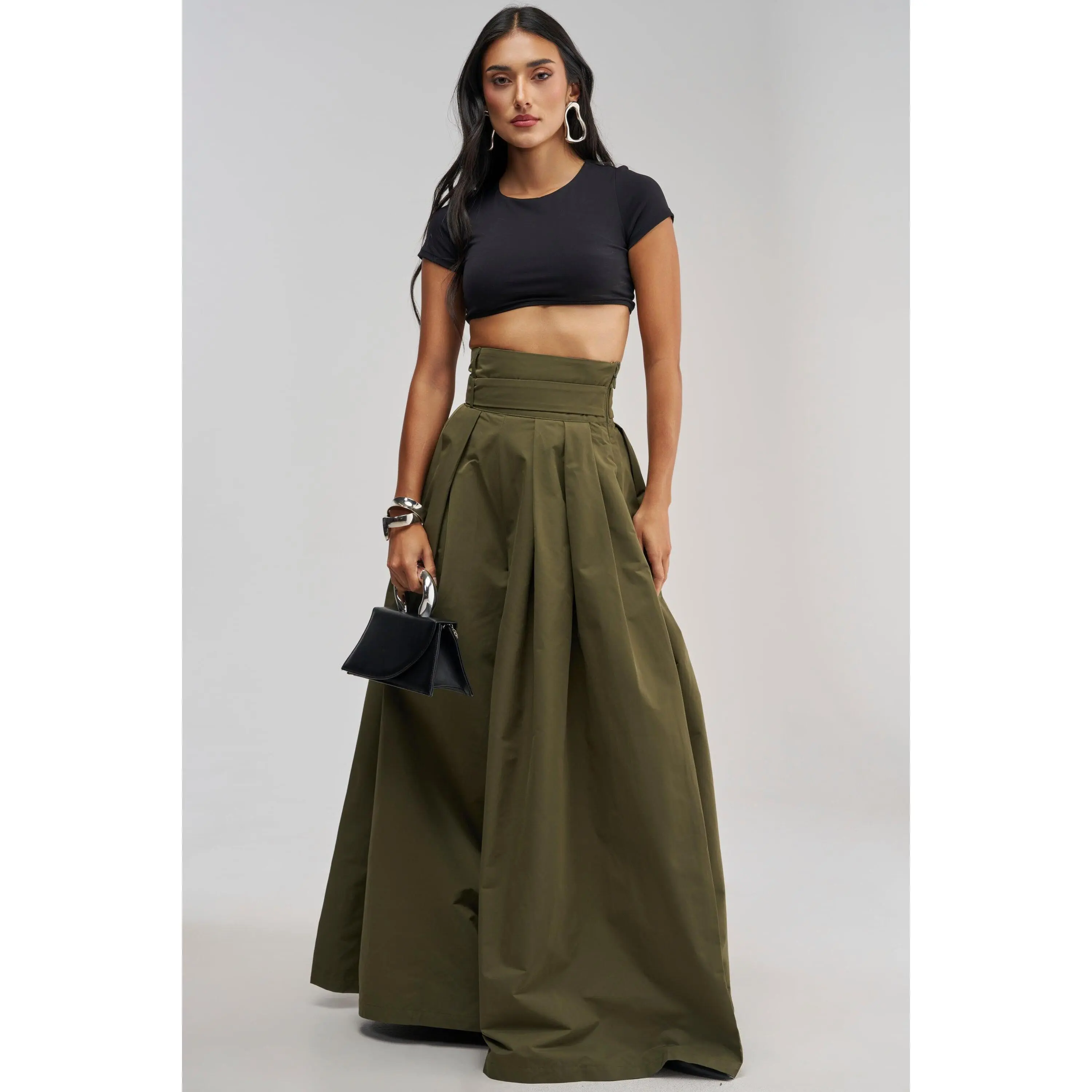 DISCO DOLL TROUSER IN OLIVE
