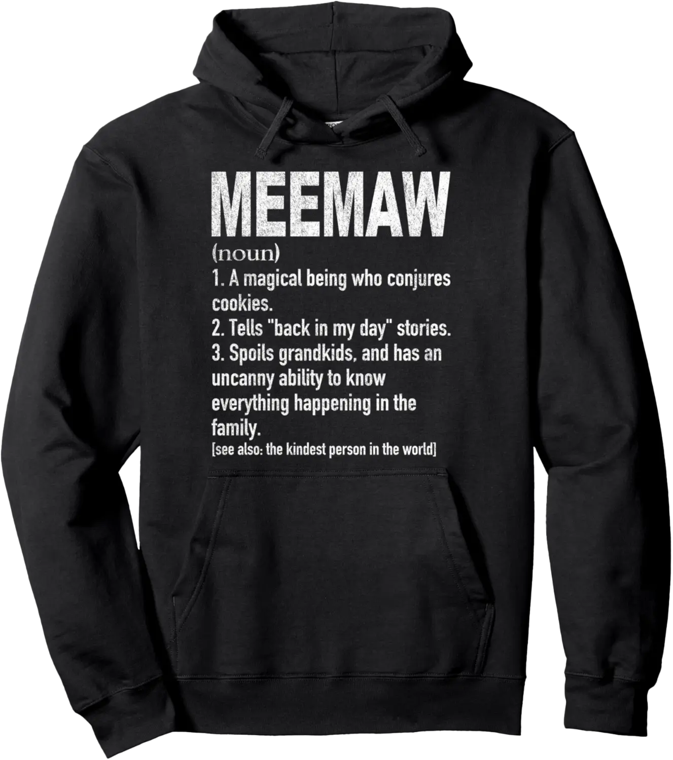 Meemaw Definiton Funny Grandma Definition Meemaw Pullover Hoodie - Autumnsc Shop 77B0DDV1JK7P