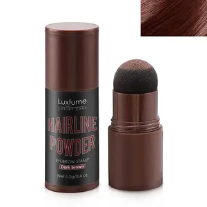 Hairline Powder Stick, Dark Brown - Instantly Conceals Hair Loss, Hairline Contouring Shadow Powder for Women &amp;     Men, Waterproof, Multi-Use, Long Lasting, Portable