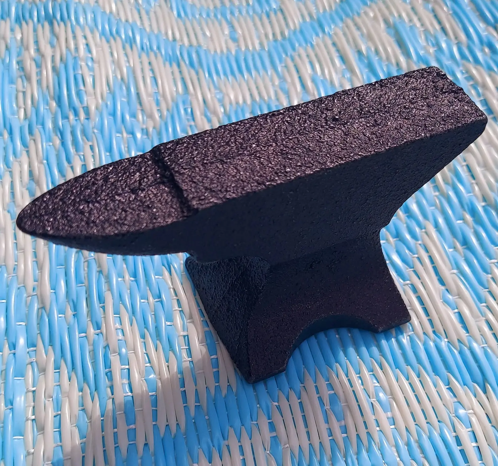 Ogun Iron Anvil 5 Inch Heavy Metal Altar Tool Handmade