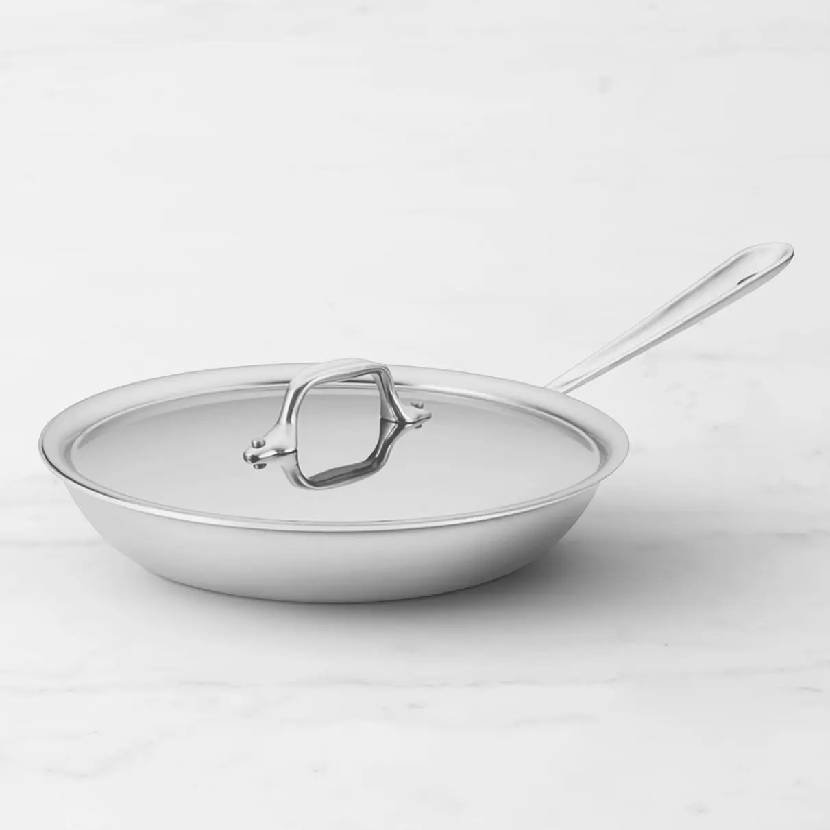 All-Clad D3® Tri-Ply Stainless-Steel Fry Pan with Lid