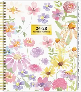 Monthly Planner 2026-2028 36 Months Calendar Planner 2026-2028 from Jan 2026 – Dec 2028 8.5'' x 11'' with Ruled Spread Flexible Cover Spiral Wirebound Pocket Coated Tabs Notes ＆ Habit Tracker