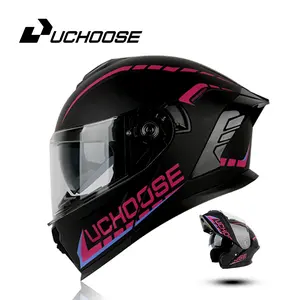 [Send transparent lenses ]Cycling helmet with a detachable face that can lift the chin, suitable for both men and women, cool and versatile, fashionable and versatile Protective Gear skull helmet motorcycle druski fashion