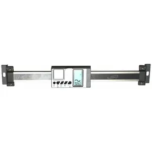 iGaging IP54 Electronic Digital Scale - Hardened Stainless Steel Build, 12-in Range, Digital Display, Inch/MM Conversion, 0.0005”/0.01mm/64th Precision, CR2032 2-Piece Batteries, Full Parts Accessories, Mounting Kit Included