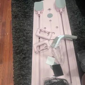 8-in-1 Multi-Functional Foldable Pilates Board, 24 Non-Slip Feet, Small Space Storage for Living Room, Bedroom, Gym, Yoga Room