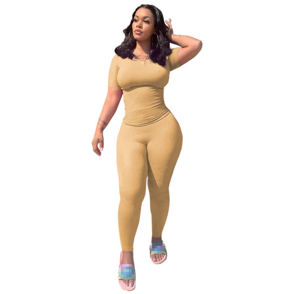 two piece set women tracksuit 2 piece sets women outfit wholesale items crop top  pants sets  women clothing
