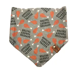 Official Turkey Taster Dog Bandana - Perfect for Thanksgiving
