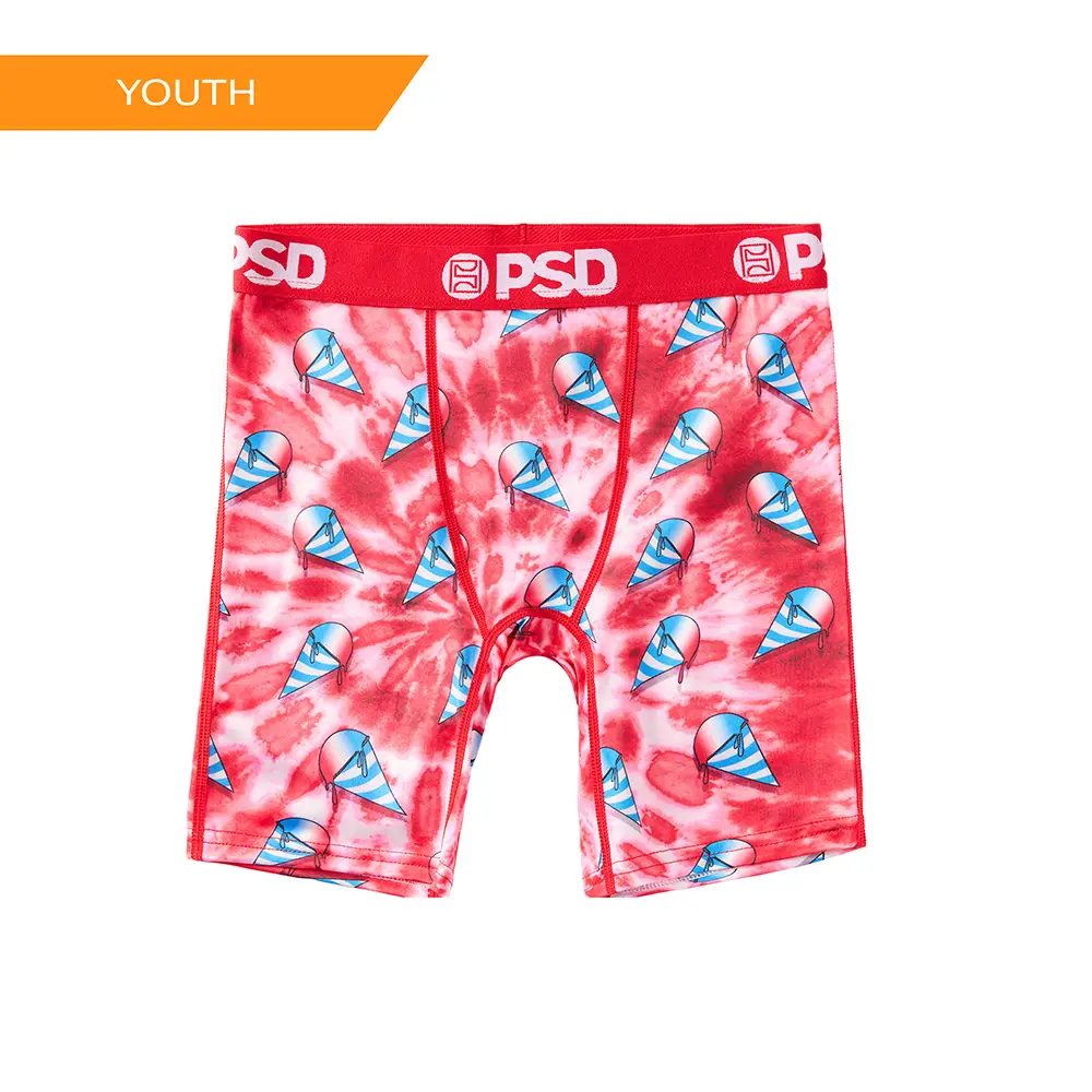 PSD Youth Boy's Snow Cones Boxer Brief - Soft, Breathable and Comfortable Stretch Underwear