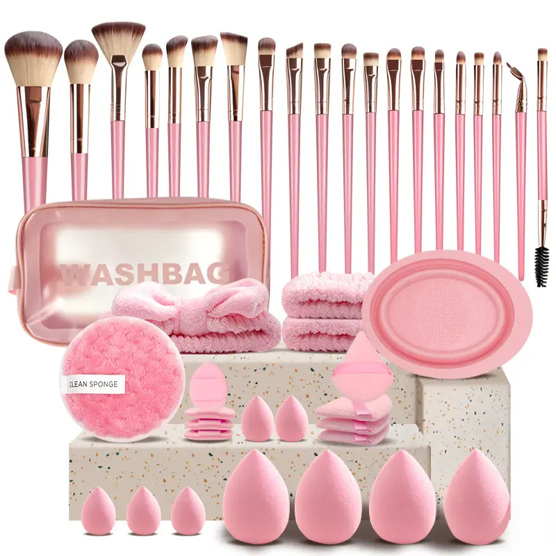 42-Piece Pink Synthetic Natural Wispy Cluster Lash Kit - DIY Individual False Eyelash Extension Set with Cosmetic Storage, Reusable Flawless Look Eye Makeup for Women Beginners