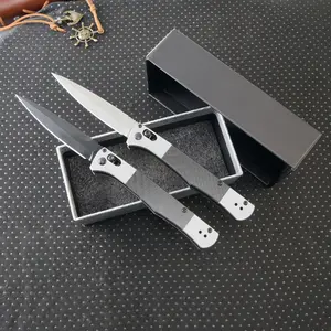 1pc 4170 Folding Knife Edc Pocket Knife Non-Slip Handle One-Hand Quick Open Multi-Functional Camping Fishing Kitchen Tool Gift