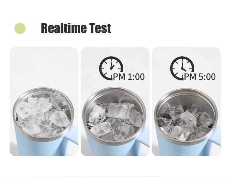 40 oz Stainless Steel Tumbler with Insulated Vacuum Cup - Flip Straw Mug with Leak-Proof Lid, Handle. One-Click Drinking Water Bottle, Car-Friendly for All Day Hot & Cold, 2026 NewYear Gifts