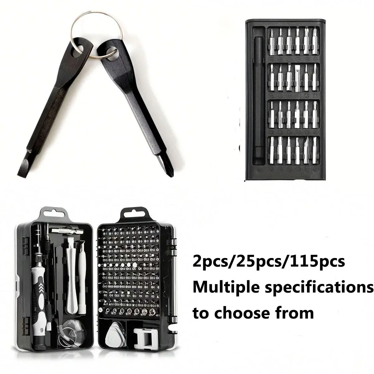115-In-1 Magnetic Screwdriver Set, Multi-Functional Repair Tool Kit, Ideal for Phones, Tablets, Small Appliances, Perfect Gift, Magnetic Screwdriver Tools