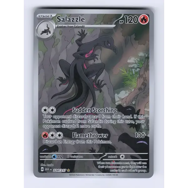SALAZZLE - 224/217 (, ILLUSTRATION RARE)