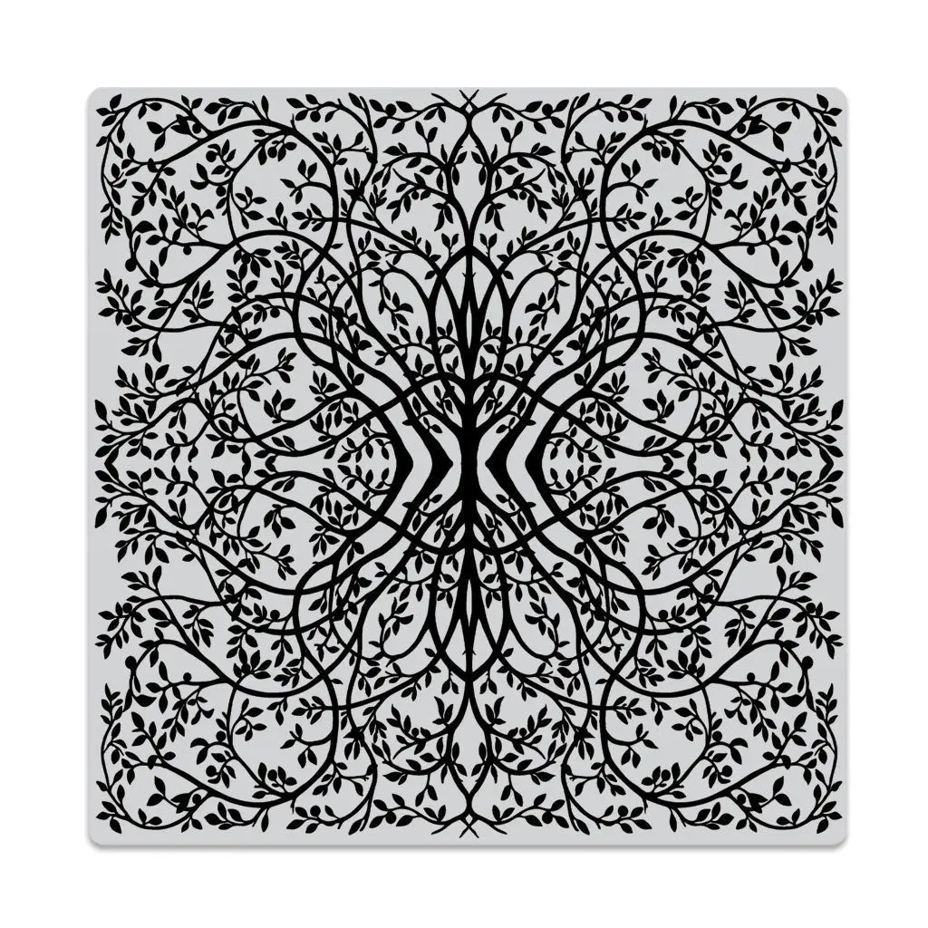 Espalier Fruit Tree Bold Prints Cling Stamp