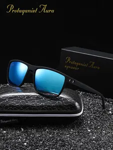 Protagonist Aura Polarized Sunglasses, Minimalist Design, PC Material, UV Protection, Ideal for Outdoors & Daily Wear