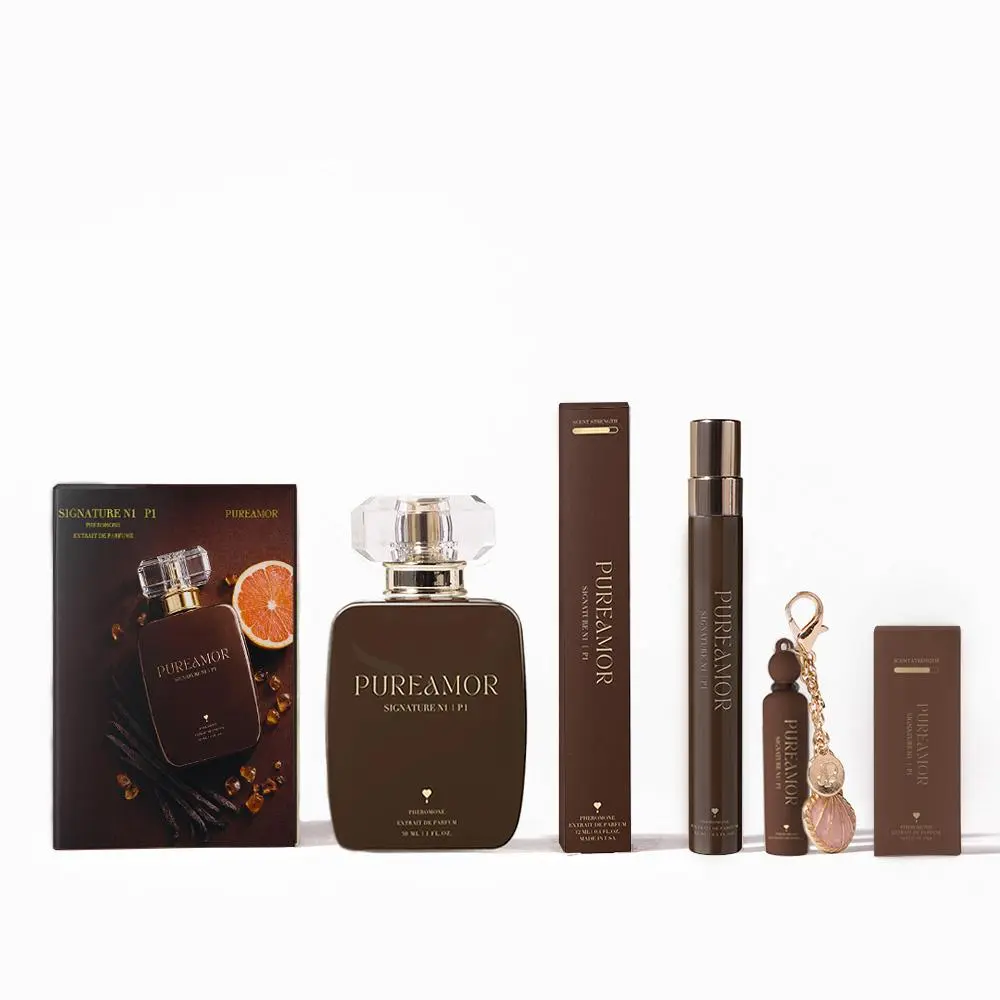 Signature N1 P1 Pheromone Perfume for Women (2ml / 12ml / 30ml), Long Lasting Floral Fragrance with Mandarin, Jasmine & Vanilla Notes Aromatic Sweet Scent