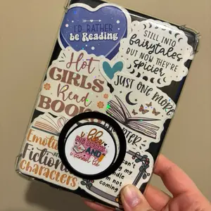I like big books and I can not lie Kindle Pop Socket, Kindle Accessory, Kindle Stand, Kindle Grip, Phone Grip, Popsocket, Kindle, book accessory
