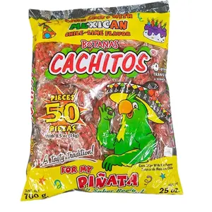 CACHITOS - Corn Chips With Hot Pepper / 50 Pieces Bag /