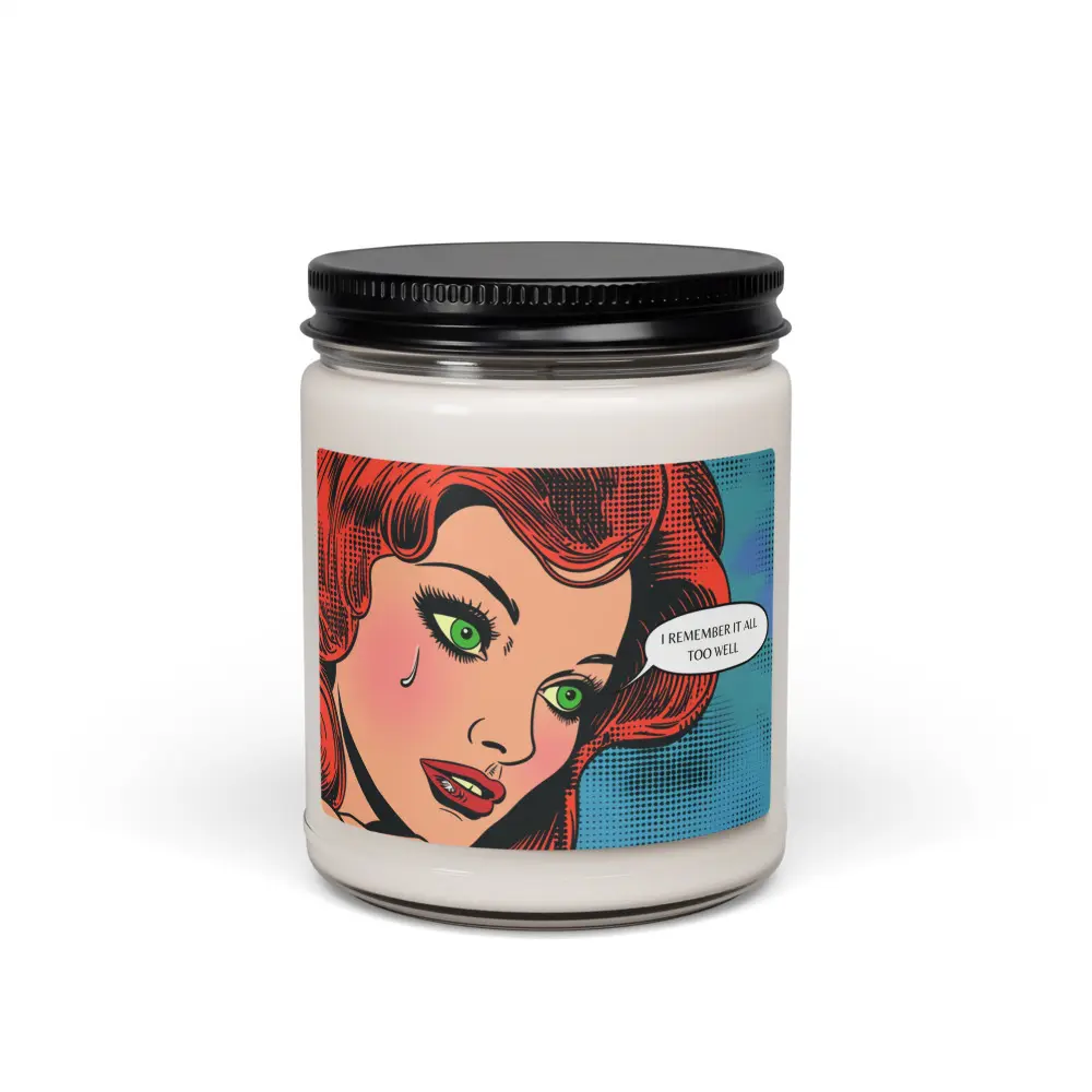 Scented soy candle