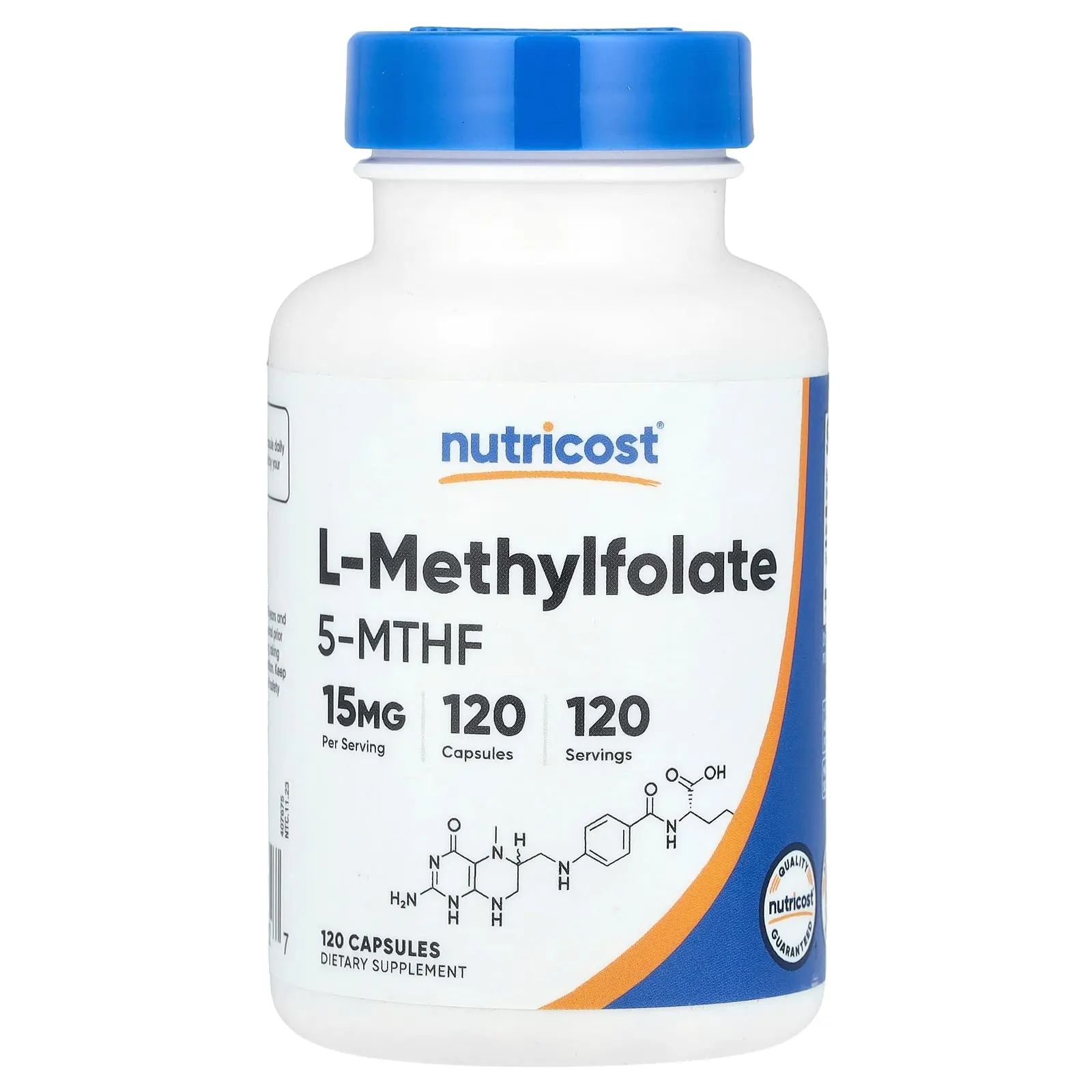 Nutricost L-Methylfolate, 15 mg, 120 Capsules Nutricost L-Methylfolate, 15 mg, 120 Capsules