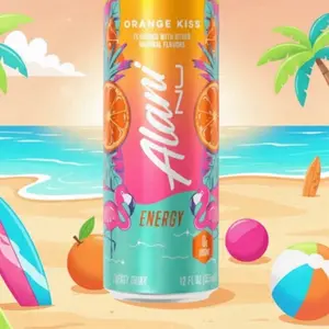 Alani Orange Kiss Soy Candle - Energizing Scented Soy Candle for Home Decor & Aromatherapy