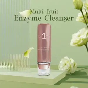 Derm #1 Multi-Fruit Enzyme Facial Cleanser with Prebiotics 1.69 fl oz - Vegan, Cruelty-Free, Gluten-Free, Organic Ingredients