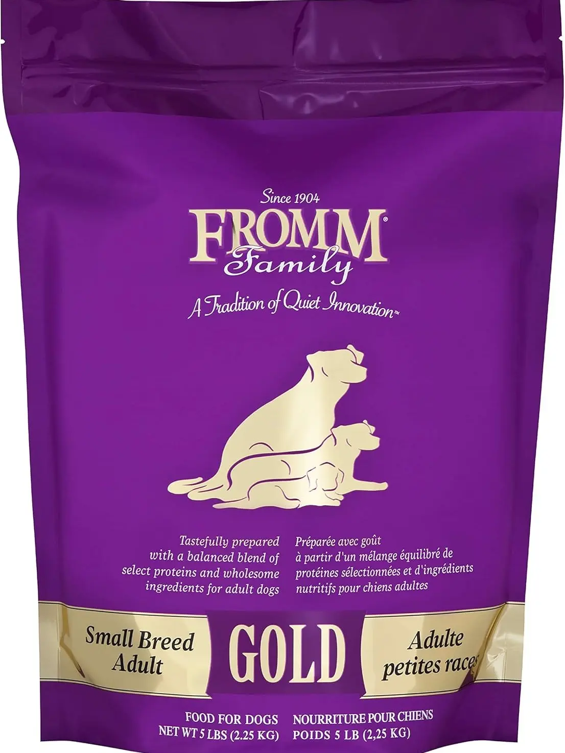 Fromm Small Breed Adult Gold Premium Dry Dog Food - Dry Adult Dog Food for Small Breeds - Chicken Recipe - 5 lb