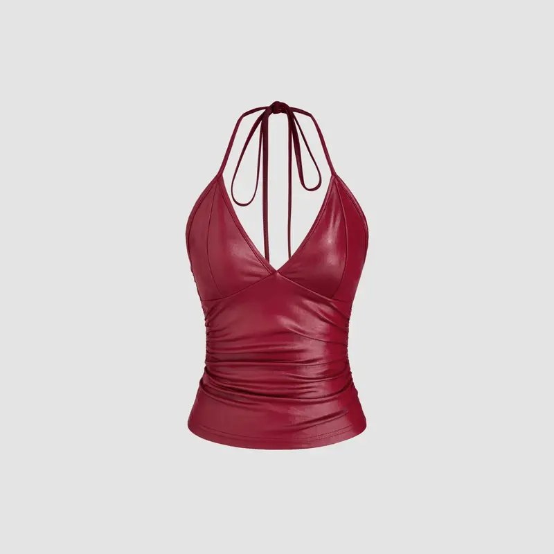Halter neck gym cami - TikTok Shop