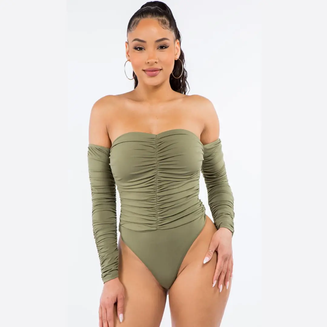 Ruched Bodysuit