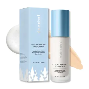 danchel Color Changing Foundation, BB Cream Foundation, Long-Lasting Wear, Buildable Light to Medium Coverage, Flawless Natural Finish, Silky Texture & Effortless Blending, Non-Cakey, Mild Skin-Friendly Formula, Ideal for Fair to Medium Skin Tones