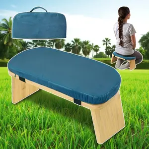 Home Yoga Meditation Stool: Boasting Removability and Foldable Legs, This Soft Sports Stool Is Ideal for Your Yoga and Meditation Sessions at Home.