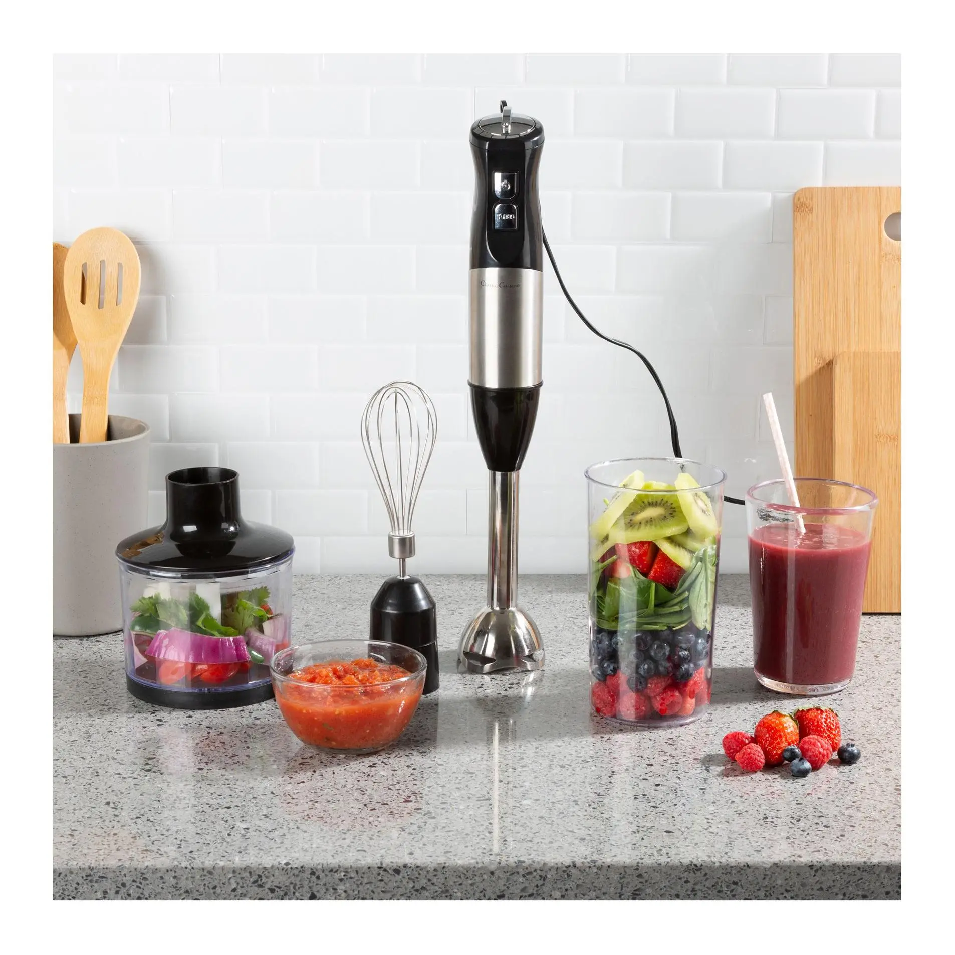Classic Cuisine 6-Speed 4-in-1 ImmersionBlender Classic Cuisine 6-Speed 4-in-1 ImmersionBlender