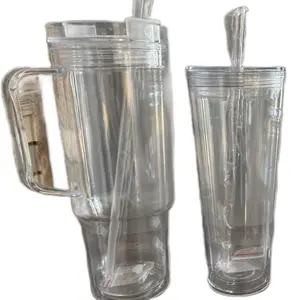 40oz Cup with Handle and Straw
