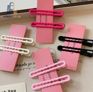 4PCS Wave Hair Clips for Women - No Crease Hair Clips, Non-slip Hair Barrettes for Bangs, Makeup, Styling & Daily Use