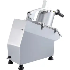 VEVOR Commercial Food Processor 2 Feeding Holes, 550W Electric Vegetable Slicer 1600 RPM, Stainless Steel Vegetable Processor Detachable 6 - blades, 3mm/4mm/7mm Shred, 2mm/4mm SliceVEVOR Super Brand Day