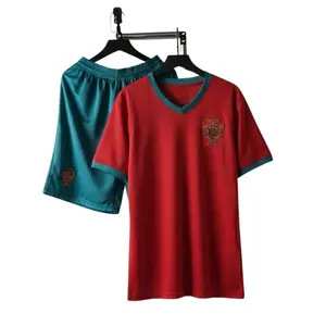 Selecao Football Kit 2026  | Red Green Jersey Set Shirt & Shorts, Breathable, Unisex Athletic Fit, Casual Wear