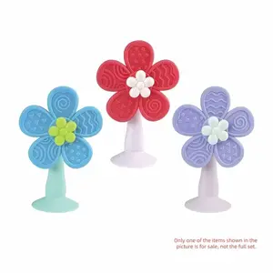 Baby Teething Stick Educational Silicone, Chewable High Temperature Boiled Early Education Toy, Newborn Hand Grasp Soothing Soft Gel, Sensory Teether