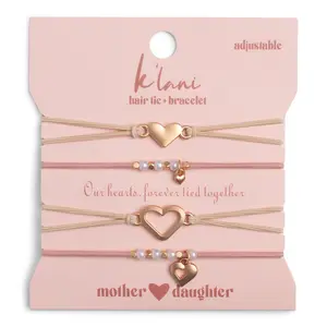 Mother / Daughter - Hair Tie Bracelets