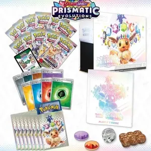 Pokemon Scarlet & Violet - Prismatic Evolutions Elite Trainer Box with Collectible Cards and Exclusive Items