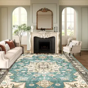 Nordic style washable imitation cashmere rug, living room and bedroom bedside rug, lightweight, soft and comfortable rug. rugs room men carpet