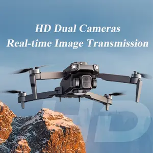 Brushless Power Motor Aerial Photograph Drone, Remote Control HD Dual Cameras Drone, Real-time Image Transmission, Obstacle Avoidance, Trajectory Flight, lntelligent Following, Headless Mode, Speed Control Mode, Optical Flow Positioning