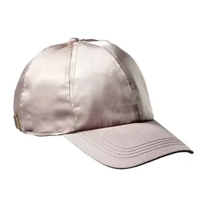 RED by KISS All Over Satin Baseball Cap - Beige