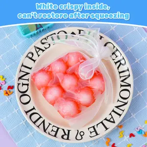 Pawtoto 9-Grid Grapefruit Squishy Bag Series Squishy Toy Handmade TPR Medium Soft #Summervibes