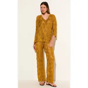 Gold Pant Set