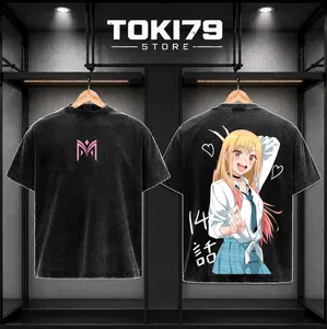 My Dress Up Darling Marin Kitagawa Girl Kawai Waifu Anime Lightweight Acid Washed Tee, Gift For anime lover Menswear Top shirts men, Graphic tee, movie shirt, Streetwear Crewneck designer