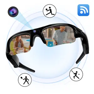 Sports Action Camera Glasses - 1080P HD Camera Sunglasses with UV Protection, Unisex Safety Design for Outdoor Adventures, Smart Glasses Camera