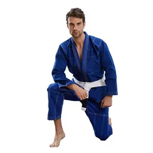 Brazilian Jiu-Jitsu Gi for Men and Women, New Training Jiu-Jitsu Anti-Wear Suit, Children's Jiu-Jitsu Gi, Black Blue White