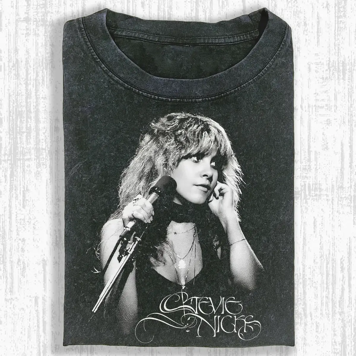 Vintage Stevie Nick Tshirt, 80s Rock Music Graphic Tee, Unisex Shirt Womenswear Menswear Top Streetwear Oufits, Gift For Men, Gift For Women
