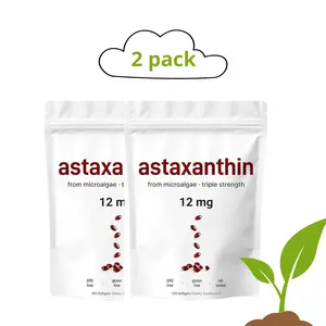 2 PACK Astaxanthin 120 Softgels 12mg - Supports Eye Health and Joint Health