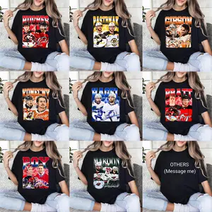 Vintage Hockey Bootleg T-Shirt, Custom Gift For Men Women